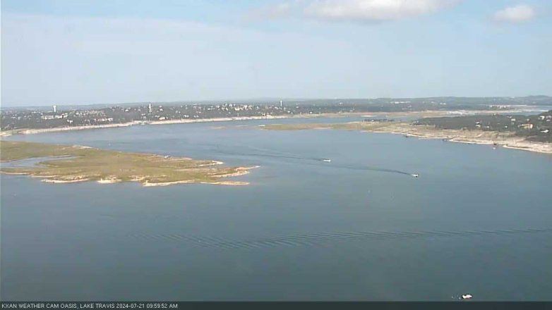 Lake Travis webcam, July 21, 2024 10:00 AM CT