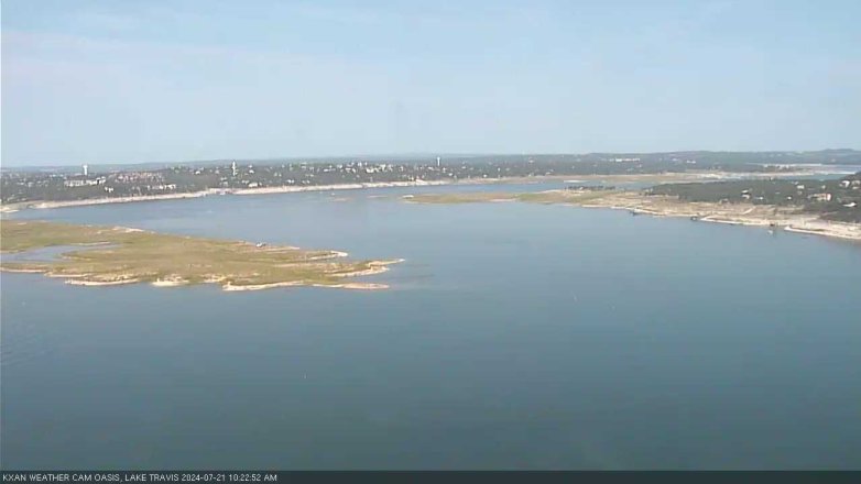 Lake Travis webcam, July 21, 2024 10:25 AM CT
