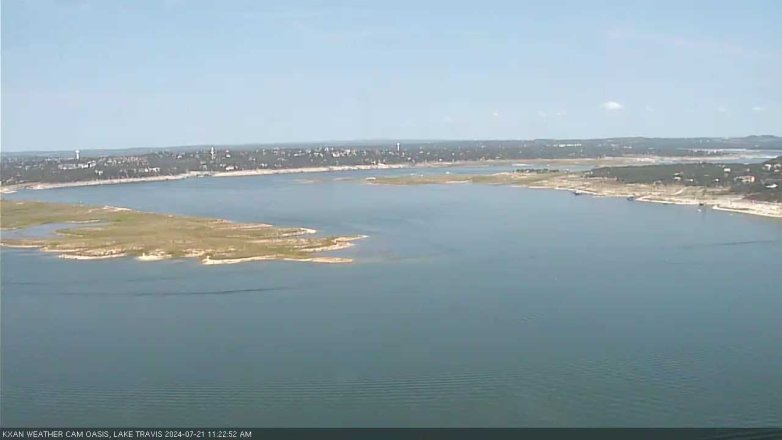 Lake Travis webcam, July 21, 2024 11:25 AM CT