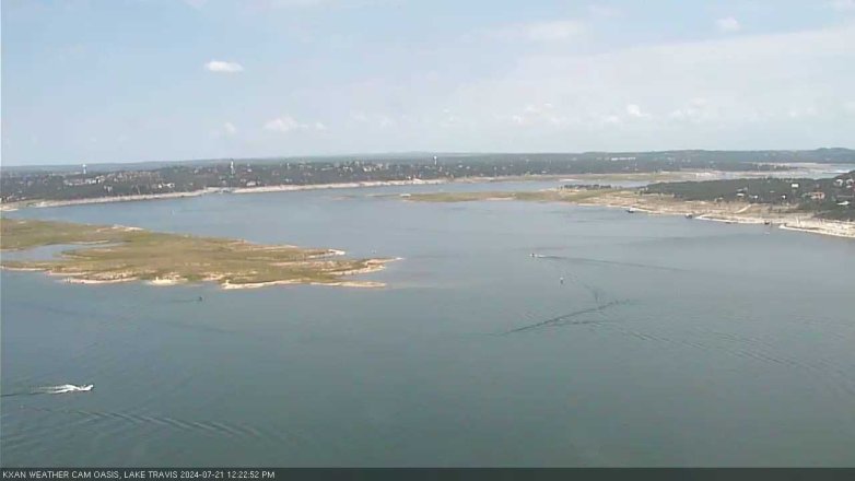 Lake Travis webcam, July 21, 2024 12:25 PM CT