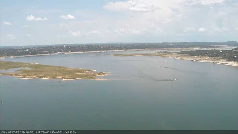 Lake Travis webcam, July 21, 2024 12:45 PM CT