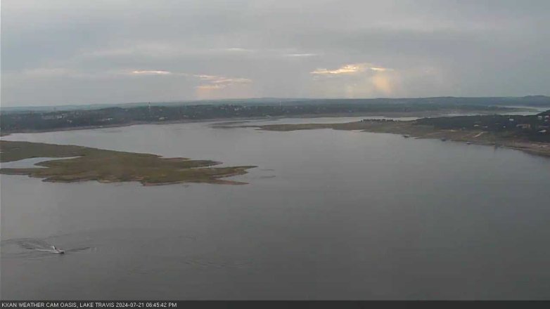 Lake Travis webcam, July 21, 2024 6:45 PM CT