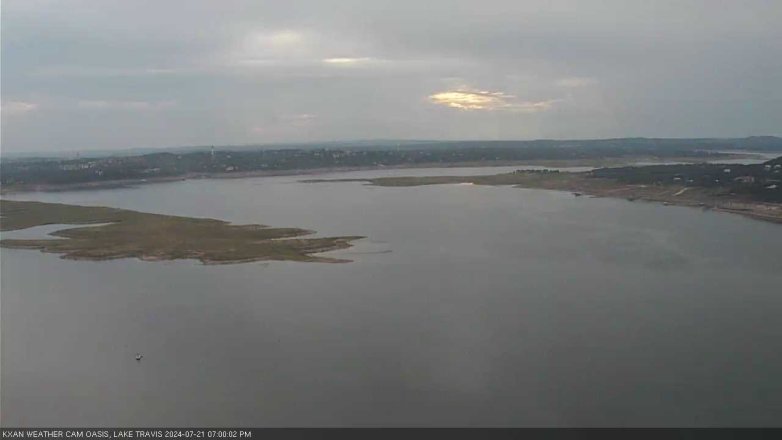 Lake Travis webcam, July 21, 2024 7:00 PM CT