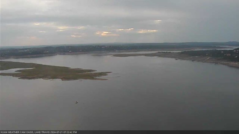 Lake Travis webcam, July 21, 2024 7:25 PM CT