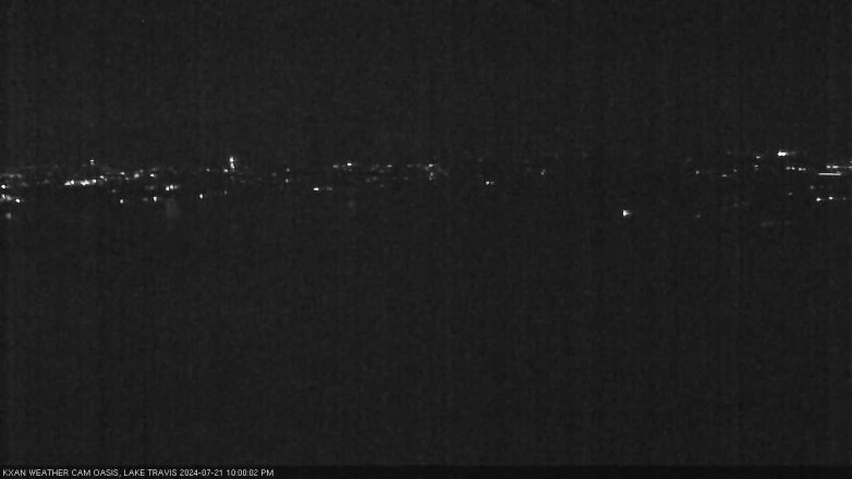 Lake Travis webcam, July 21, 2024 10:00 PM CT