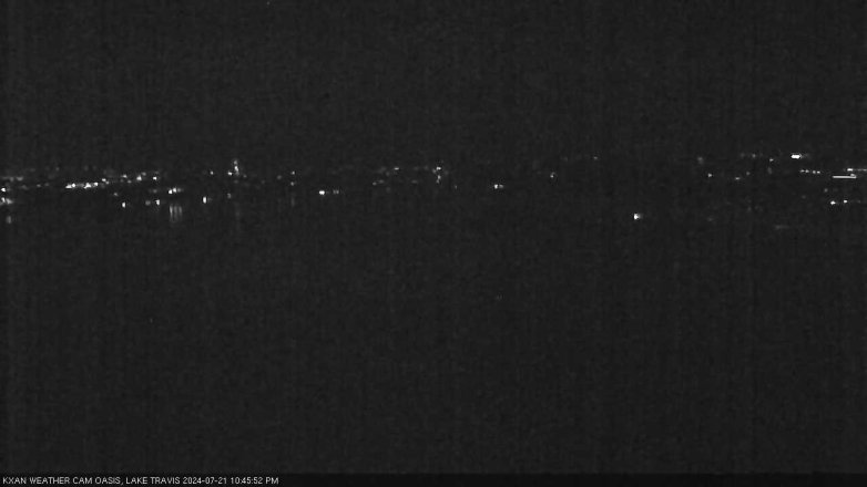 Lake Travis webcam, July 21, 2024 10:45 PM CT