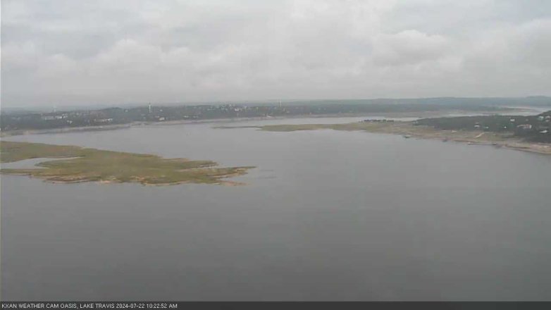 Lake Travis webcam, July 22, 2024 10:25 AM CT