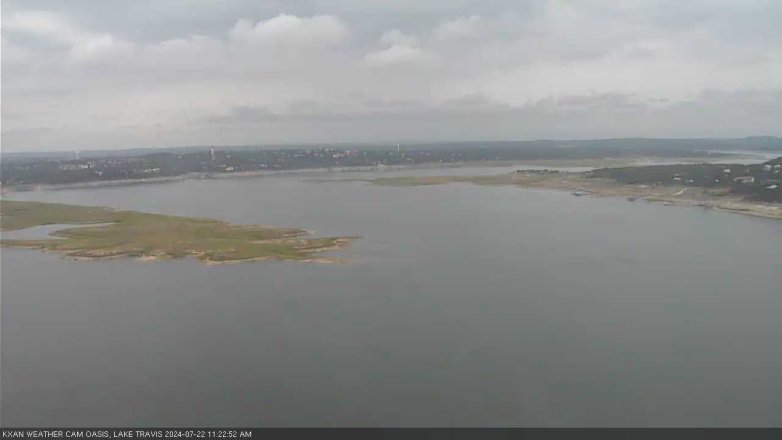 Lake Travis webcam, July 22, 2024 11:25 AM CT