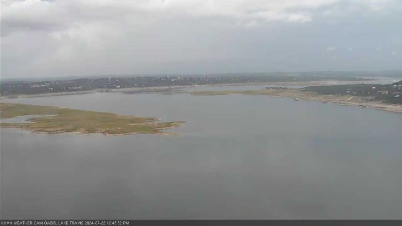 Lake Travis webcam, July 22, 2024 12:45 PM CT
