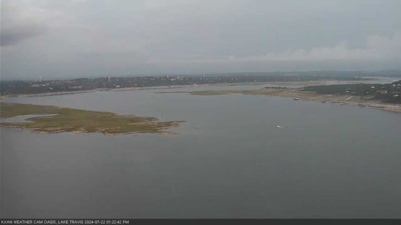 Lake Travis webcam, July 22, 2024 1:25 PM CT
