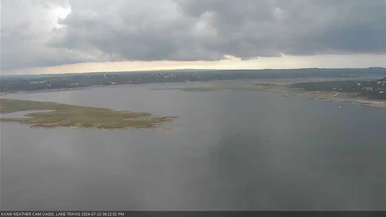 Lake Travis webcam, July 22, 2024 6:25 PM CT