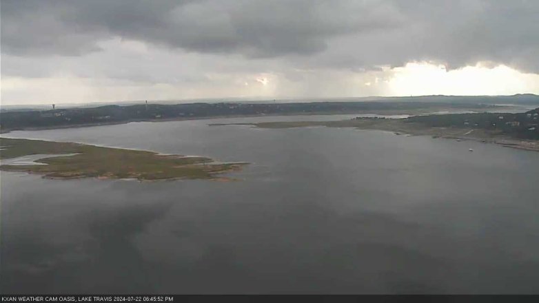 Lake Travis webcam, July 22, 2024 6:45 PM CT