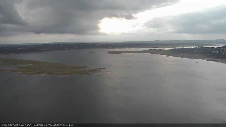 Lake Travis webcam, July 22, 2024 7:25 PM CT