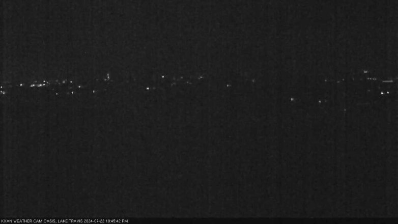 Lake Travis webcam, July 22, 2024 10:45 PM CT