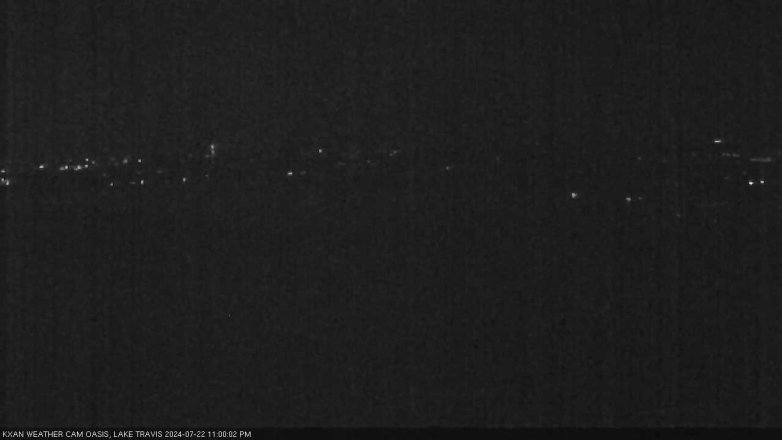 Lake Travis webcam, July 22, 2024 11:00 PM CT