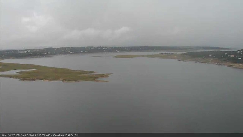 Lake Travis webcam, July 23, 2024 12:45 PM CT