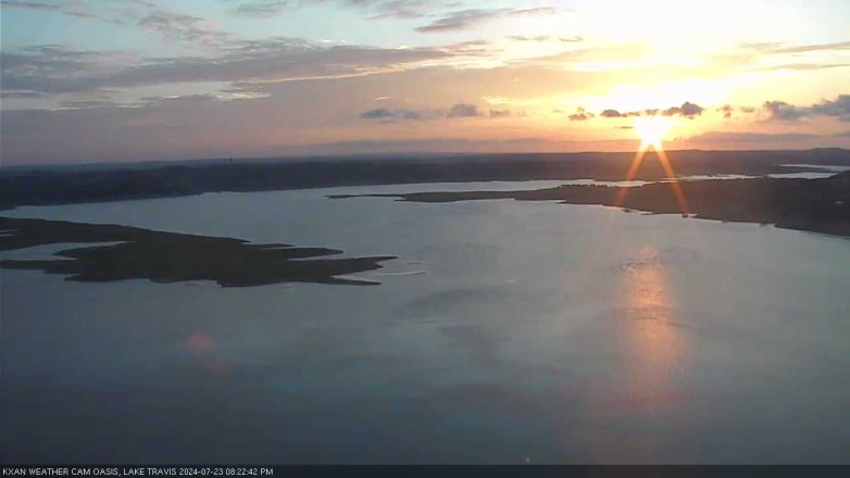 Lake Travis webcam, July 23, 2024 8:25 PM CT