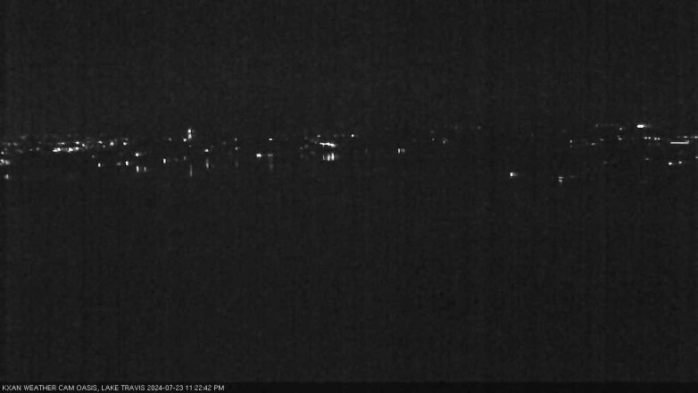 Lake Travis webcam, July 23, 2024 11:25 PM CT