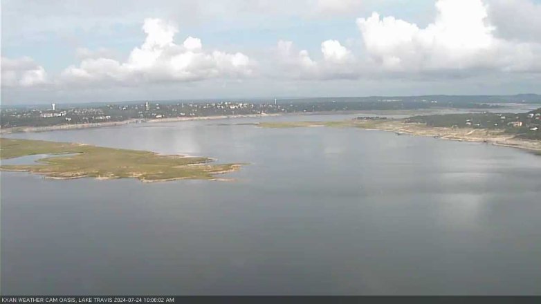 Lake Travis webcam, July 24, 2024 10:00 AM CT