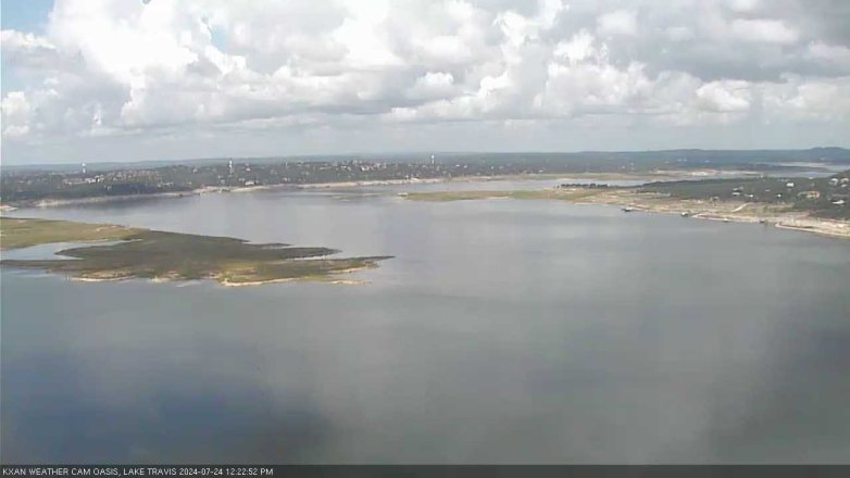 Lake Travis webcam, July 24, 2024 12:25 PM CT