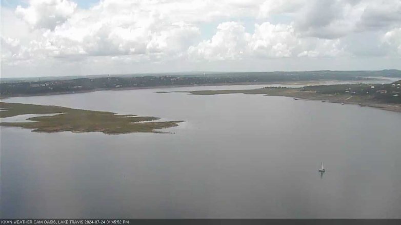 Lake Travis webcam, July 24, 2024 1:45 PM CT