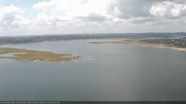 Lake Travis webcam, July 24, 2024 2:45 PM CT