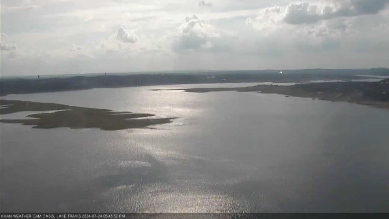 Lake Travis webcam, July 24, 2024 5:45 PM CT