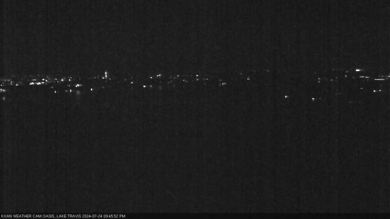 Lake Travis webcam, July 24, 2024 9:45 PM CT