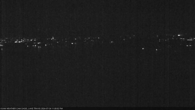Lake Travis webcam, July 24, 2024 11:00 PM CT