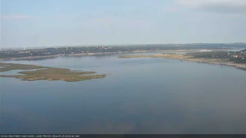 Lake Travis webcam, July 25, 2024 9:25 AM CT