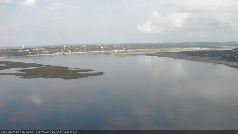 Lake Travis webcam, July 25, 2024 10:00 AM CT