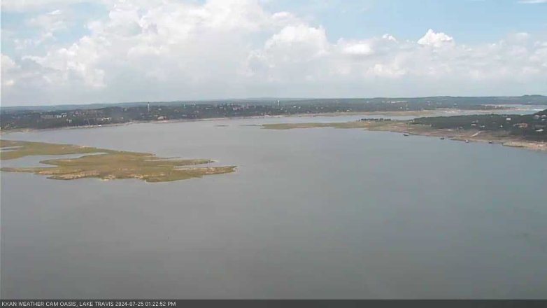 Lake Travis webcam, July 25, 2024 1:25 PM CT