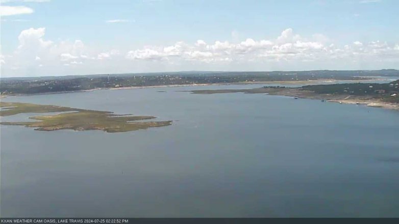 Lake Travis webcam, July 25, 2024 2:25 PM CT