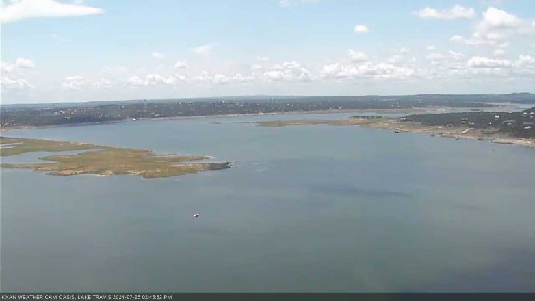 Lake Travis webcam, July 25, 2024 2:45 PM CT