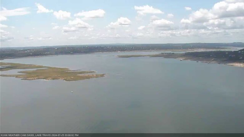 Lake Travis webcam, July 25, 2024 3:00 PM CT