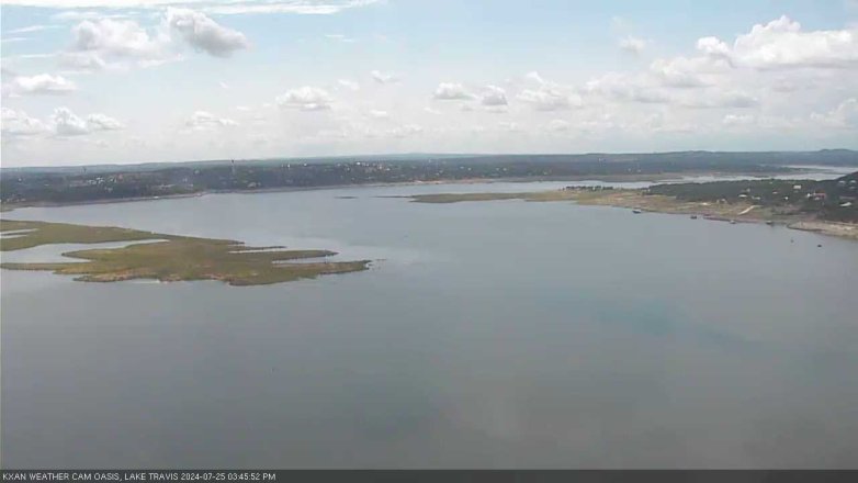 Lake Travis webcam, July 25, 2024 3:45 PM CT