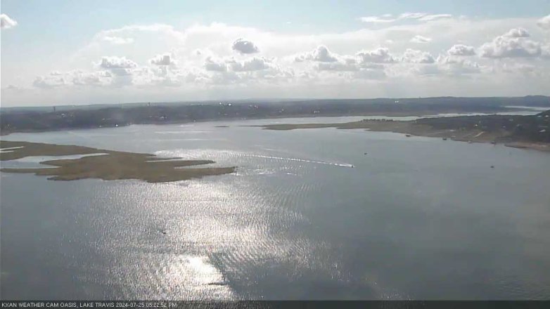 Lake Travis webcam, July 25, 2024 5:25 PM CT