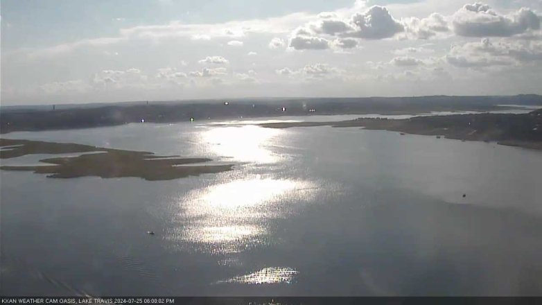 Lake Travis webcam, July 25, 2024 6:00 PM CT