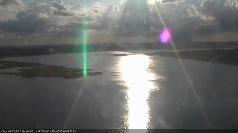 Lake Travis webcam, July 25, 2024 7:00 PM CT