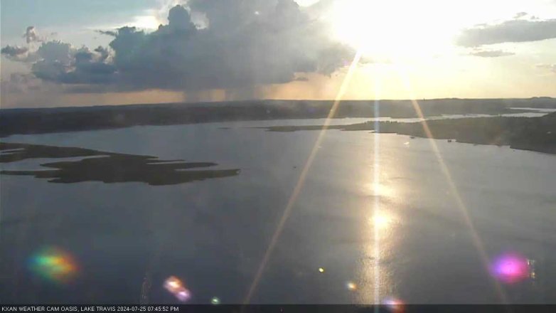 Lake Travis webcam, July 25, 2024 7:45 PM CT