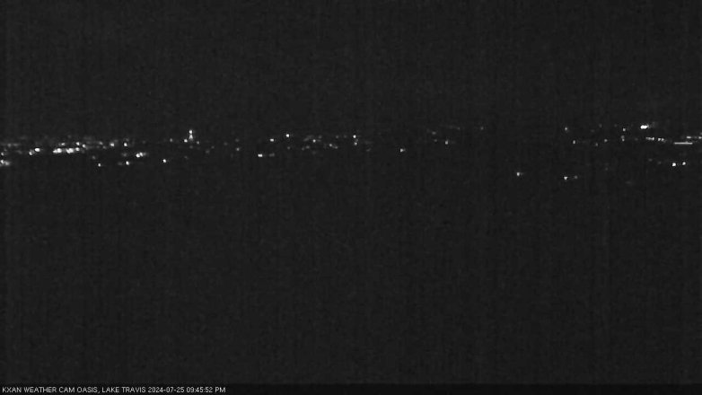 Lake Travis webcam, July 25, 2024 9:45 PM CT