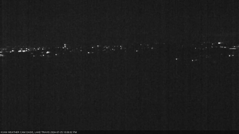 Lake Travis webcam, July 25, 2024 10:00 PM CT