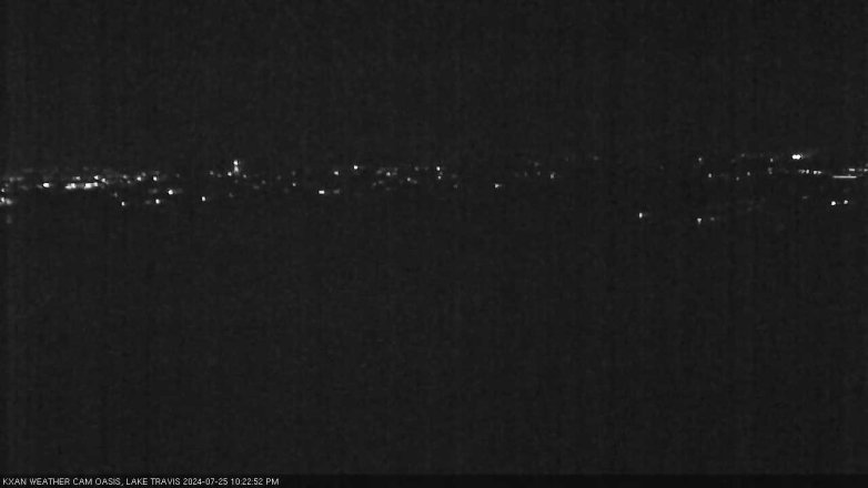Lake Travis webcam, July 25, 2024 10:25 PM CT
