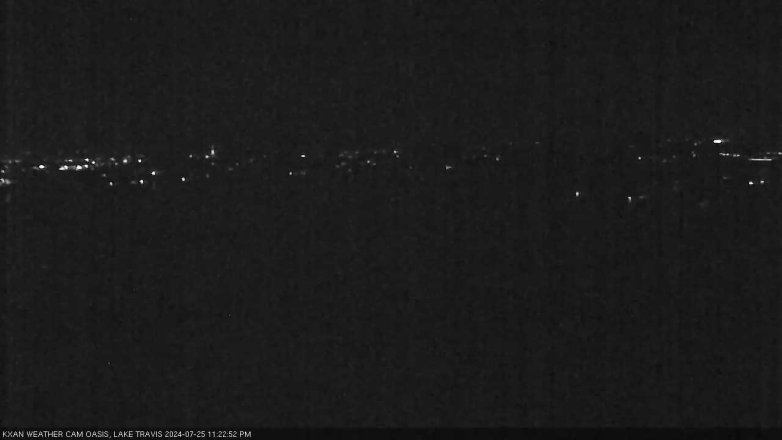 Lake Travis webcam, July 25, 2024 11:25 PM CT