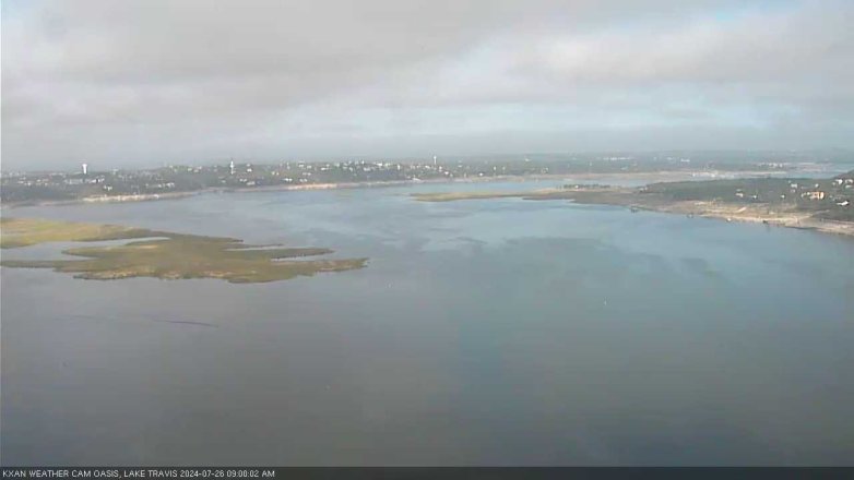 Lake Travis webcam, July 26, 2024 9:00 AM CT