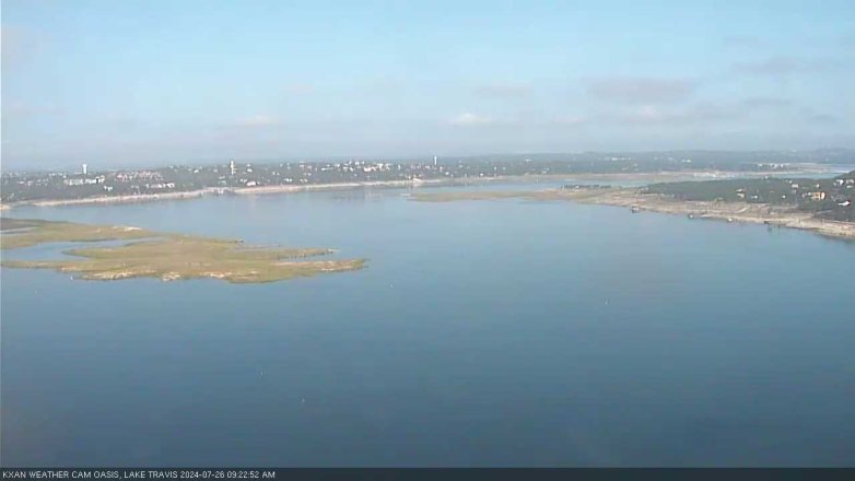 Lake Travis webcam, July 26, 2024 9:25 AM CT