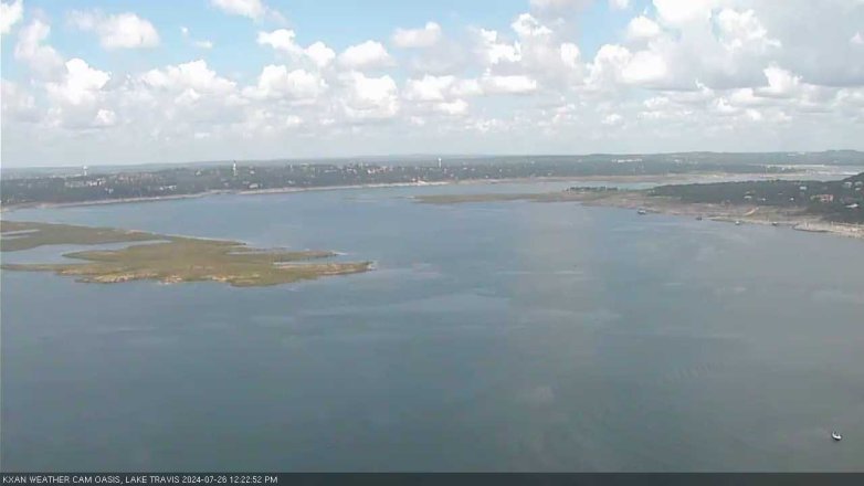 Lake Travis webcam, July 26, 2024 12:25 PM CT