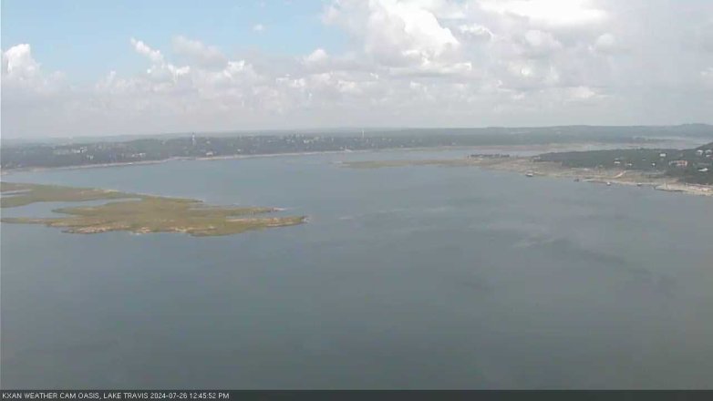 Lake Travis webcam, July 26, 2024 12:45 PM CT