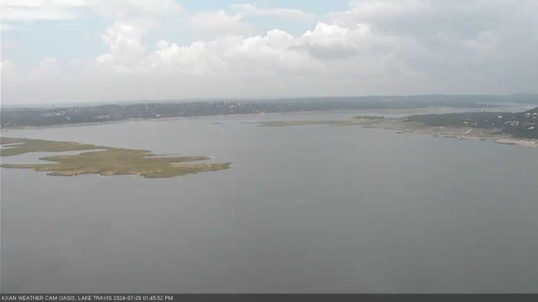 Lake Travis webcam, July 26, 2024 1:45 PM CT