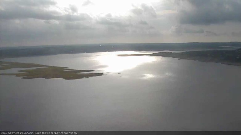 Lake Travis webcam, July 26, 2024 6:25 PM CT